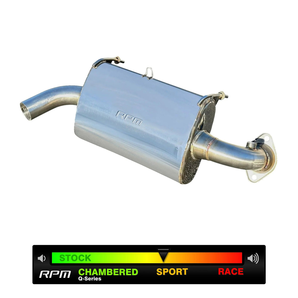 RPM 2015-2023 RZR XP1000 & RS1 Sport Muffler, Slip-On Exhaust Sport Muffler — view 10