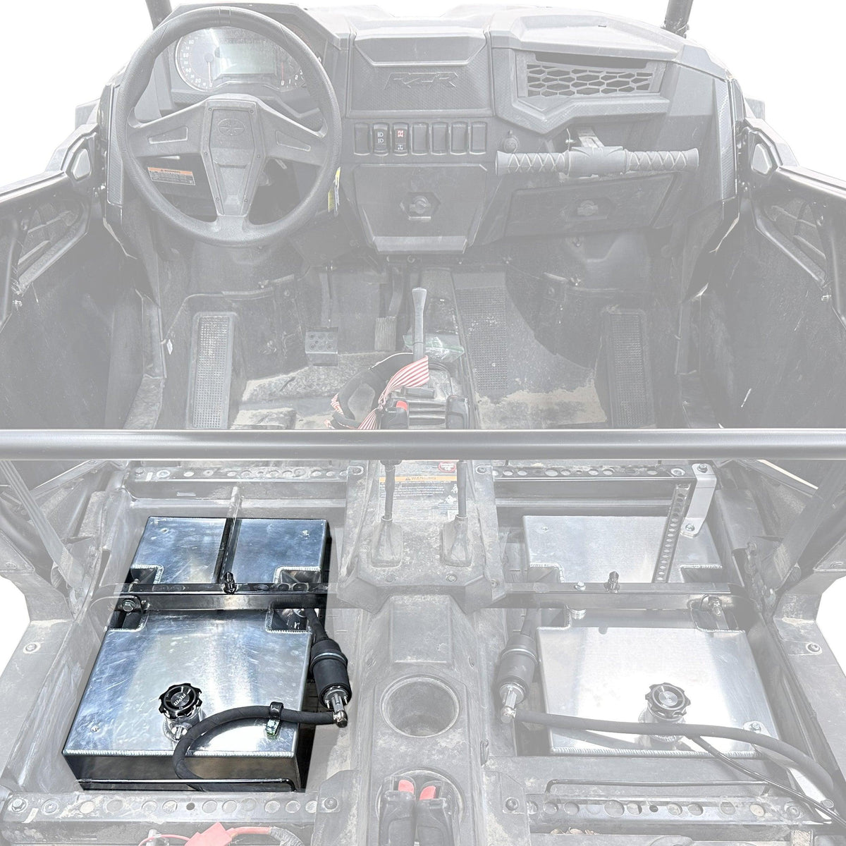RPM RZR Auxiliary Fuel Tank - 4 Seat XPT / XP1000 / Turbo S 4.5G Auxiliary Fuel Gas Tank Kit — view 11