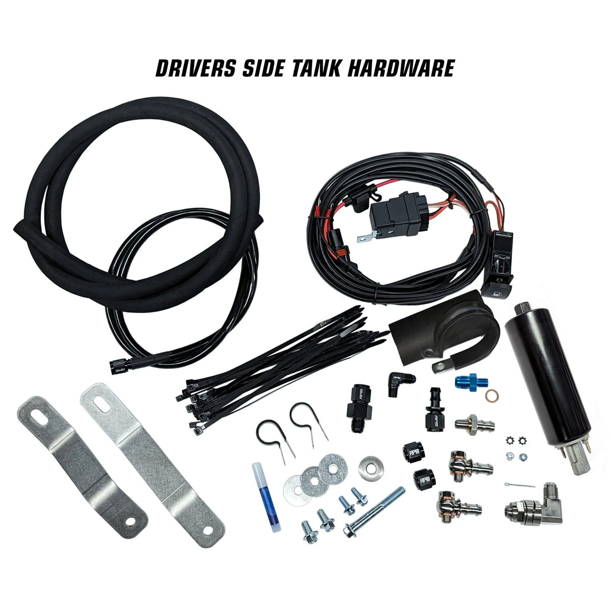 RPM RZR Auxiliary Fuel Tank - 4 Seat XPT / XP1000 / Turbo S 4.5G Auxiliary Fuel Gas Tank Kit — view 14