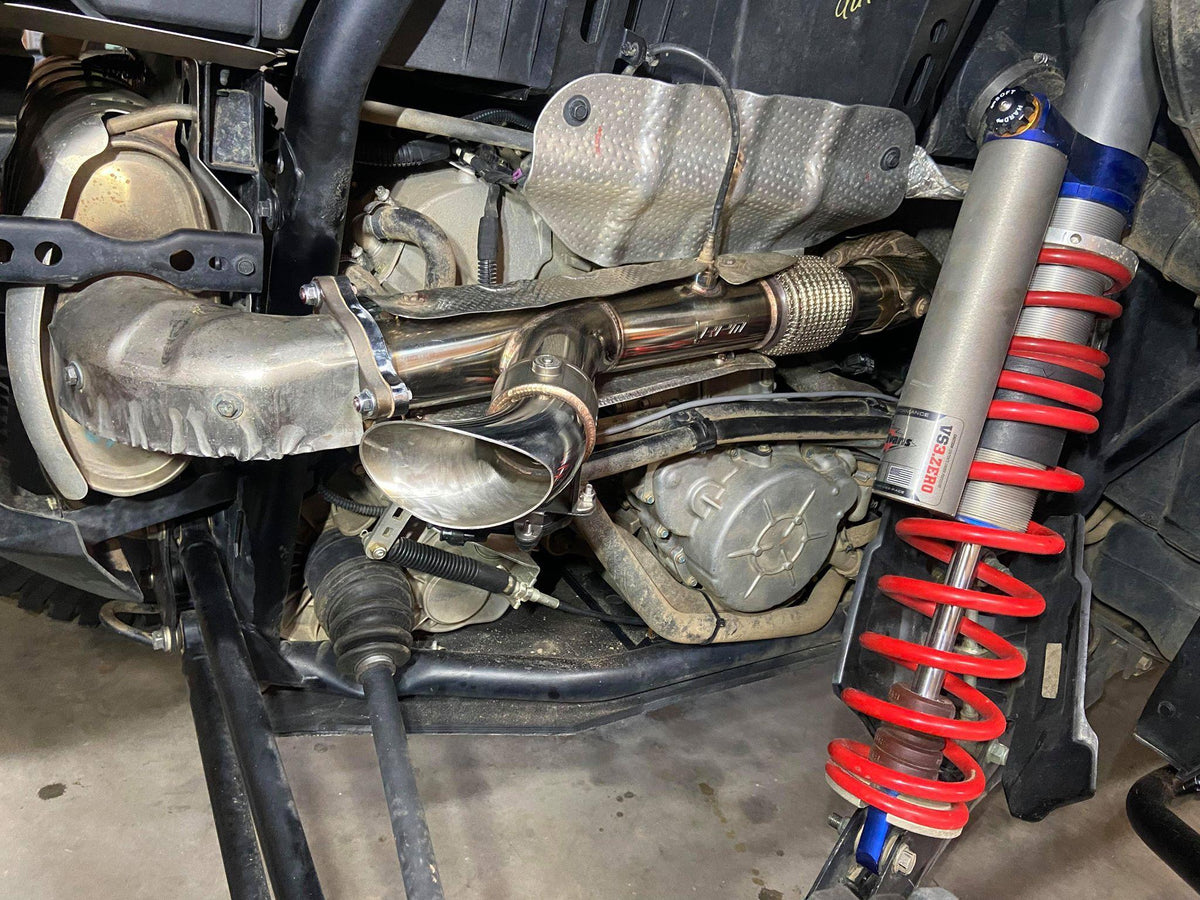 RPM RZR XPT Turbo Pro XP Pro S & Turbo R 2.5" Captains Choice Electric Side Dump E-Valve Exhaust — view 7