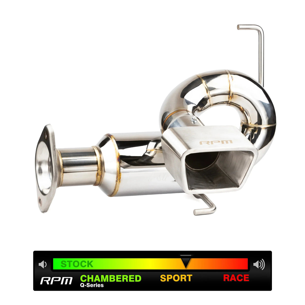 RPM Polaris RZR Pro R 3" Sport Muffler W/ 3" Tip — view 17