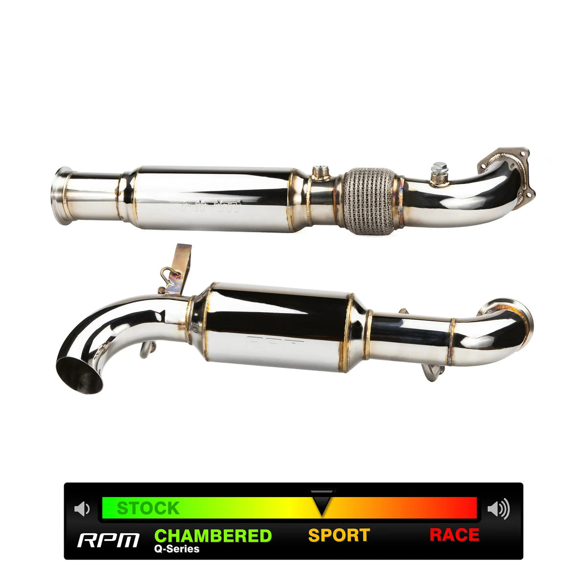 RPM RZR Pro XP & Turbo R/Pro S FULL 3" Exhaust - RPM Monster Core 3" Muffler & Mid Pipe — view 17