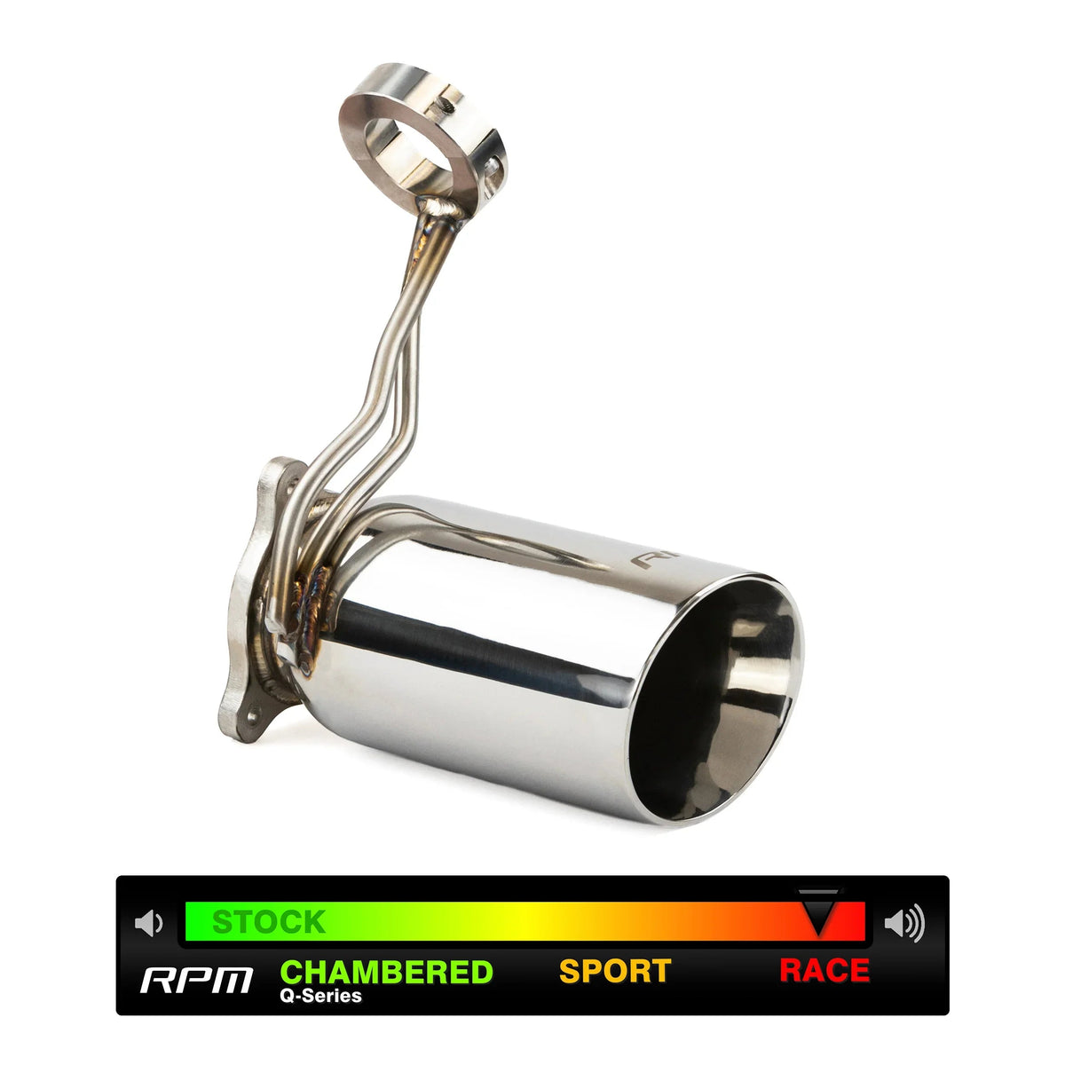 RPM Slip On Muffler Delete (Race Pipe) Pro XP, Pro S, Turbo R — view 7