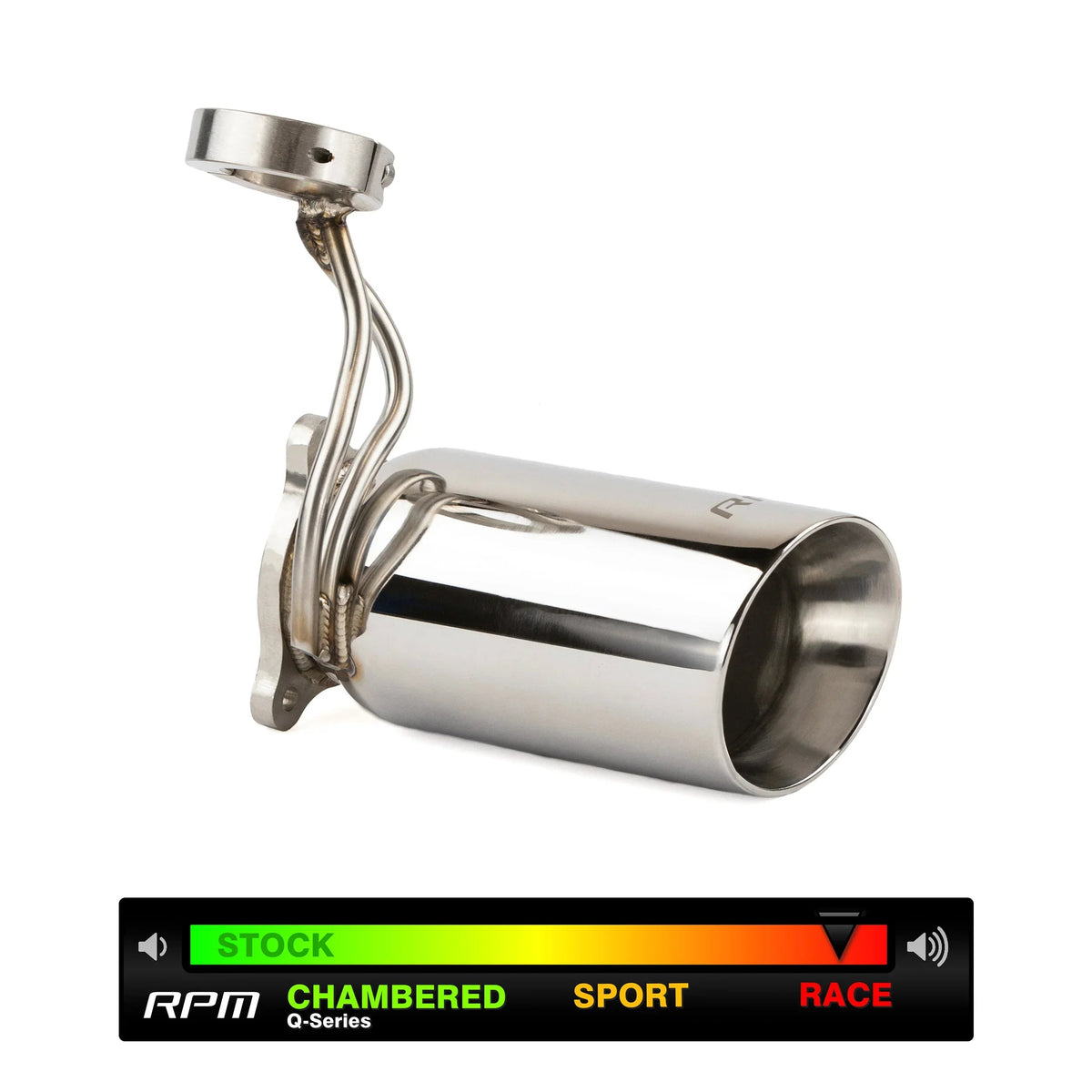 RPM Slip On Muffler Delete (Race Pipe) XPT, Turbo S — view 8