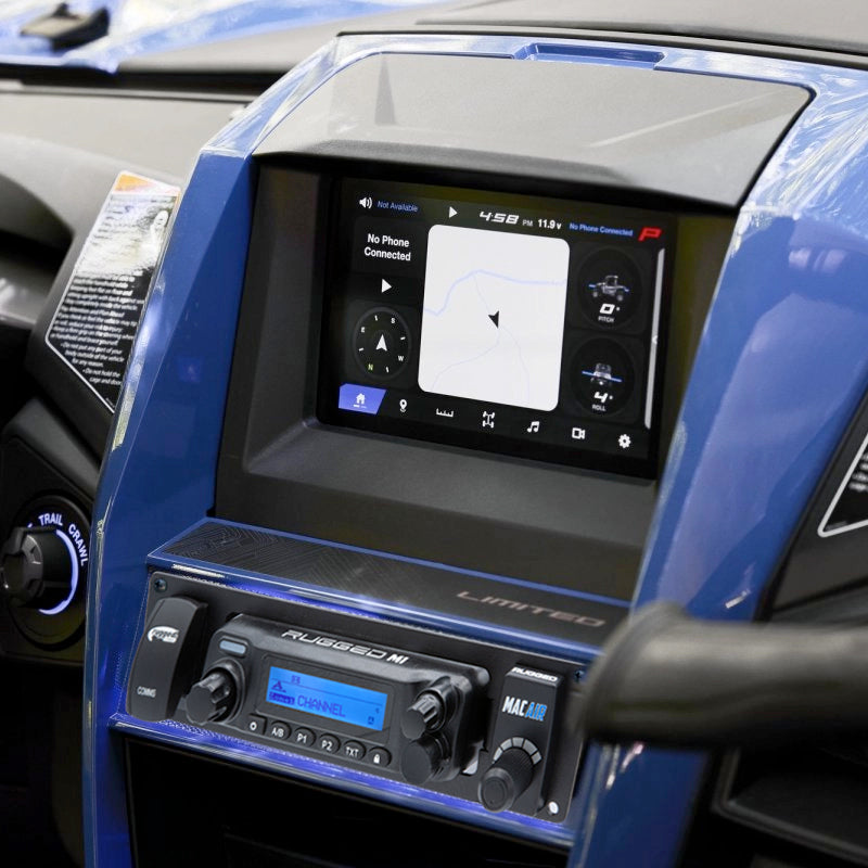Yamaha Wolverine RMAX Complete Communication Kit with Rocker Switch Bluetooth Intercom and 2-Way Radio - product image 10