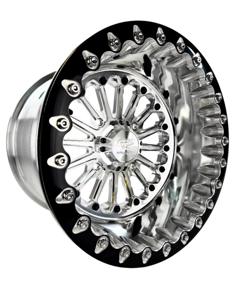 Element- FF Forged Polished Beadlock - Silver