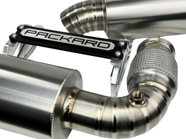 3" Titanium Turbo Back Exhaust (Dual Muffler) for Can-Am X3