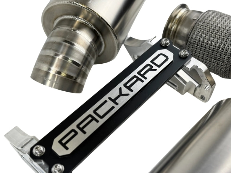 3" Titanium Turbo Back Exhaust (Dual Muffler) for Can-Am X3