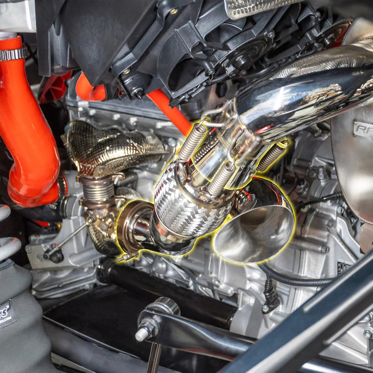 RPM Can Am Maverick R Side Exit 3" E-Valve Mid-Pipe - 2 Seat & MAX — view 11