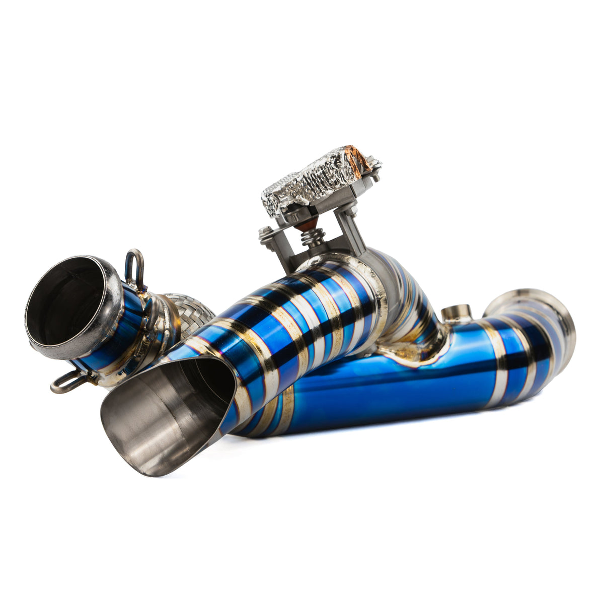RPM Maverick R Titanium 3" Side Exit E-Valve Down Pipe - 2 Seat & MAX — view 2