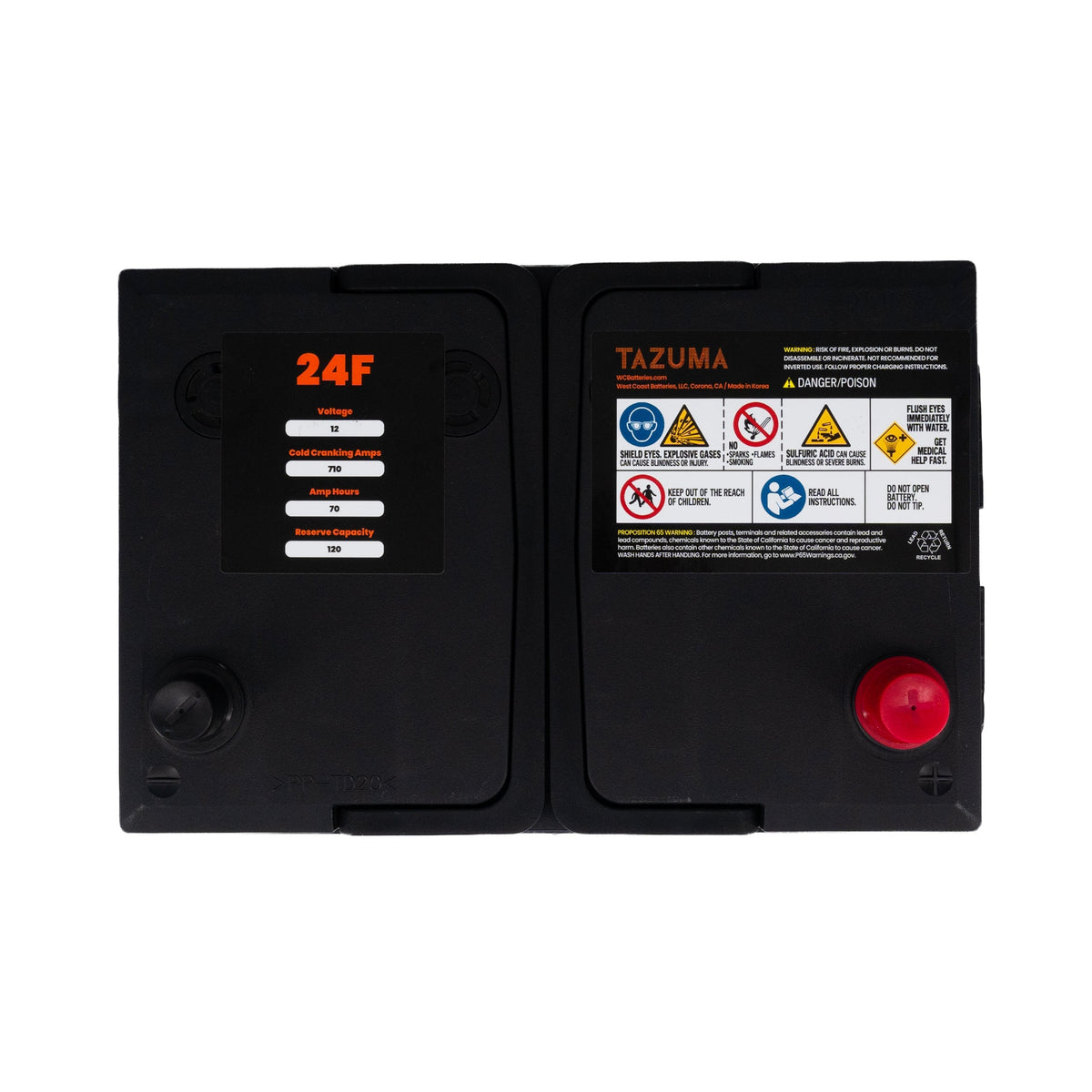 TAZUMA-AGM24F | Tazuma battery and electrical product - image 4