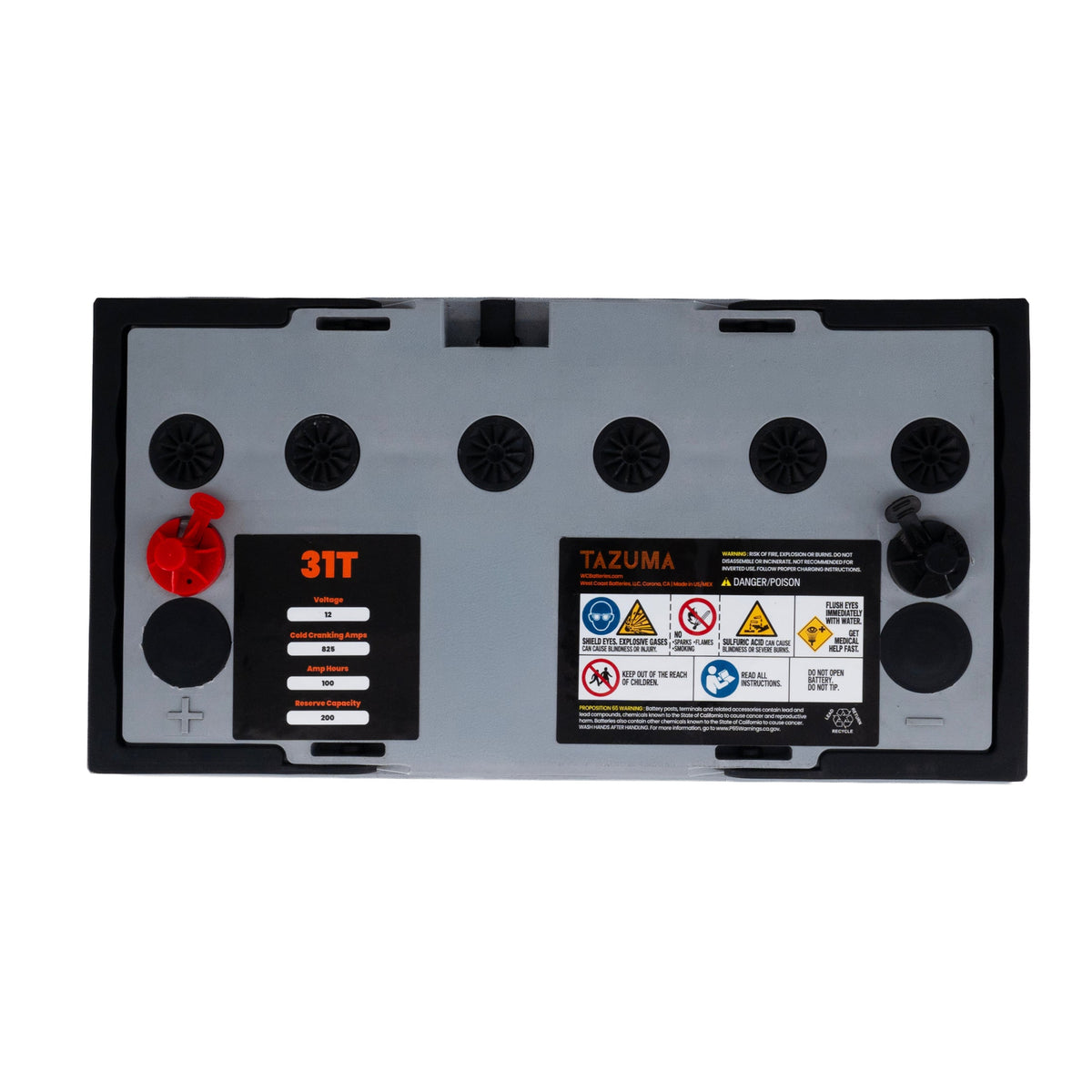 TAZUMA-AGM31T Heavy Duty Battery | Tazuma battery and electrical product - image 5