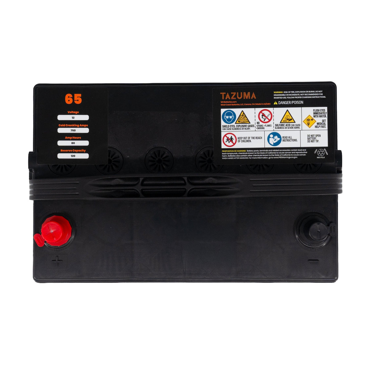 TAZUMA-AGM65 Heavy Duty Battery | Tazuma battery and electrical product - image 4