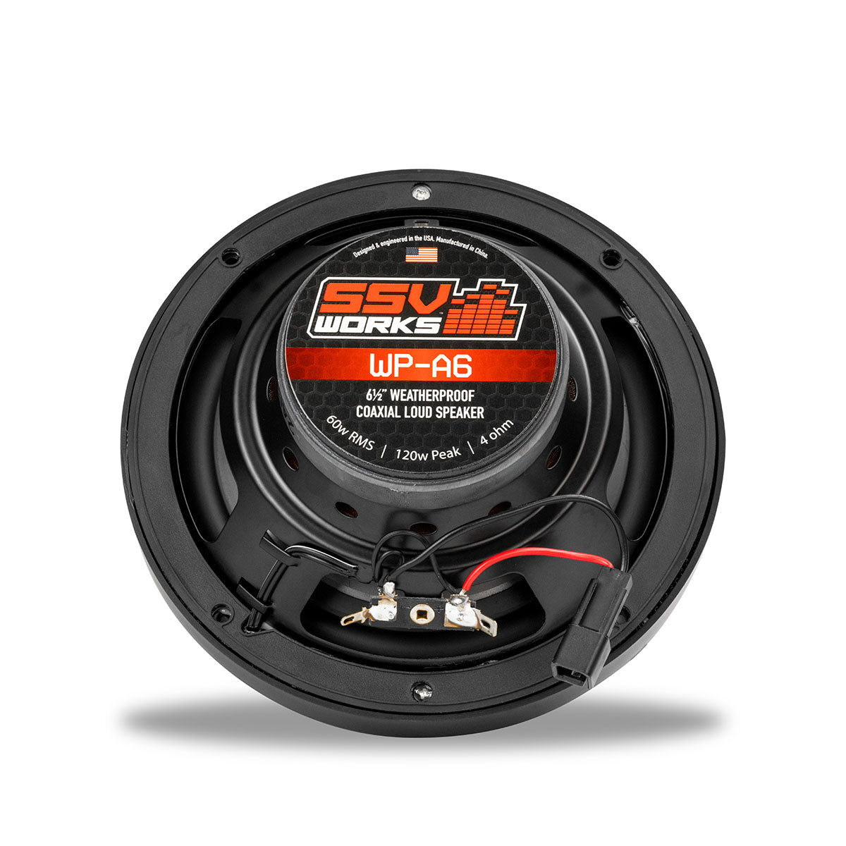 SSV Works A-Spec 6.5in Weatherproof Powersports Speakers for UTV's, Boats, RV and more (pair) - product image 2