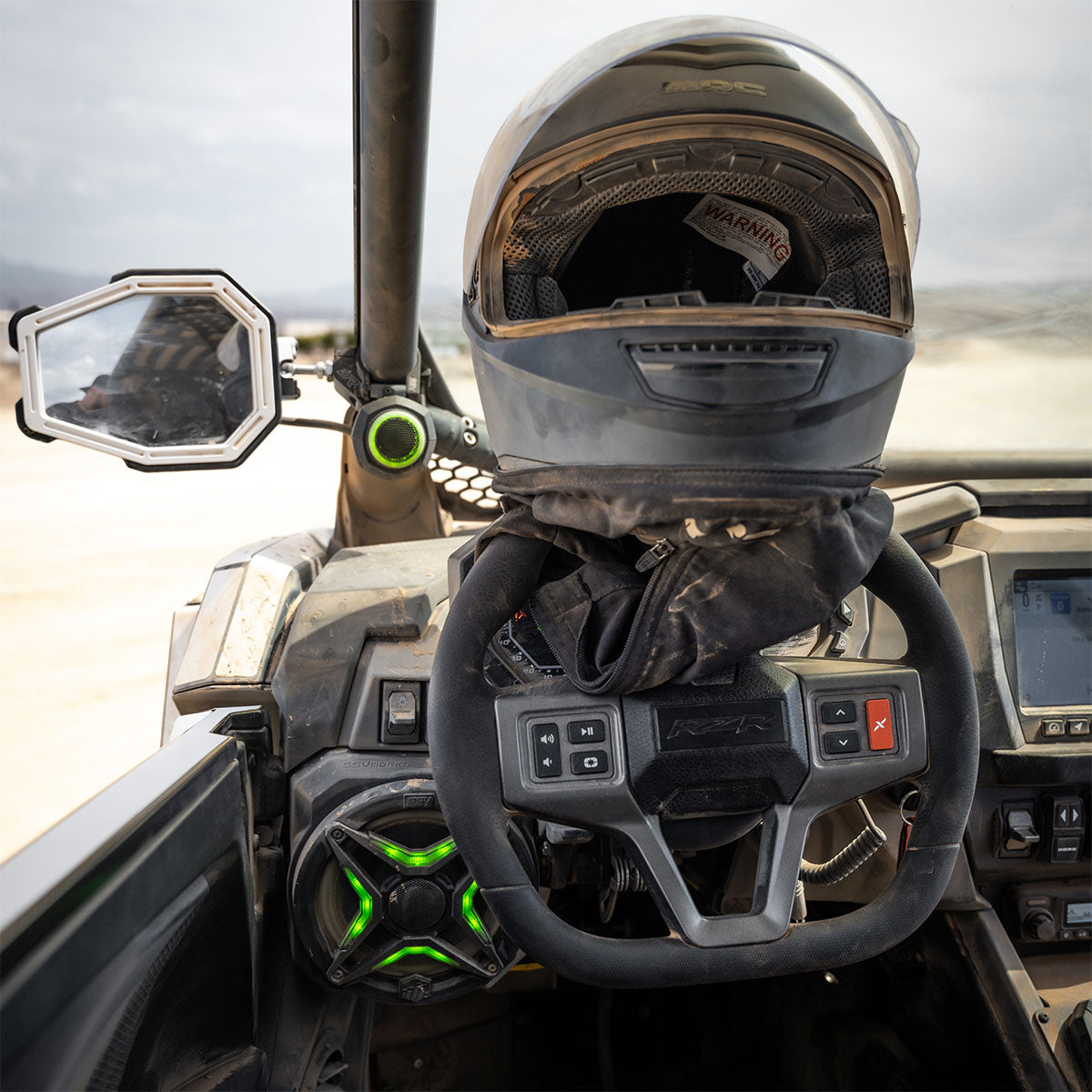 Universal 1" Cage-Pod Tweeters w/RGB Ring for UTV Audio Systems - product image 5