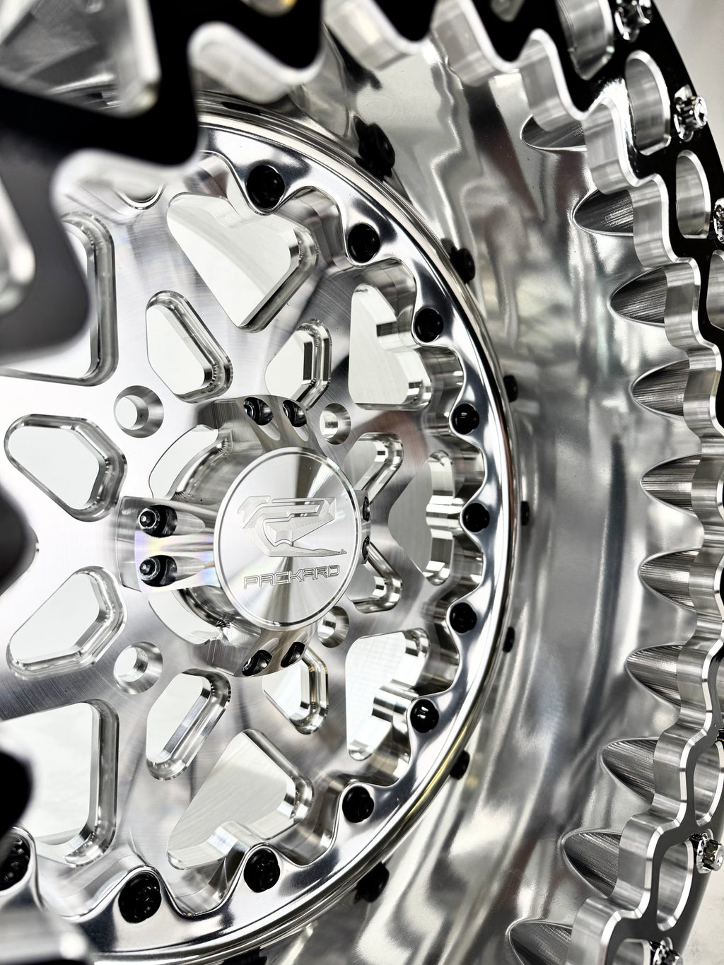 V2 FF Forged Polished Beadlock Wheel – Silver