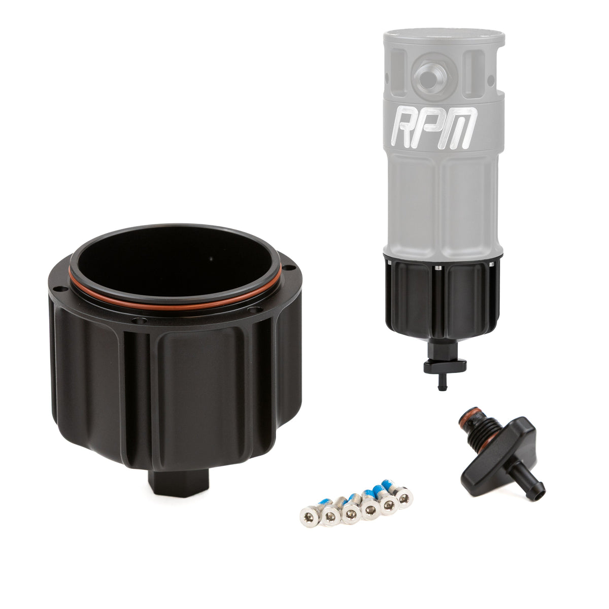 RPM 4-Stage Catch Can extended bottom tank