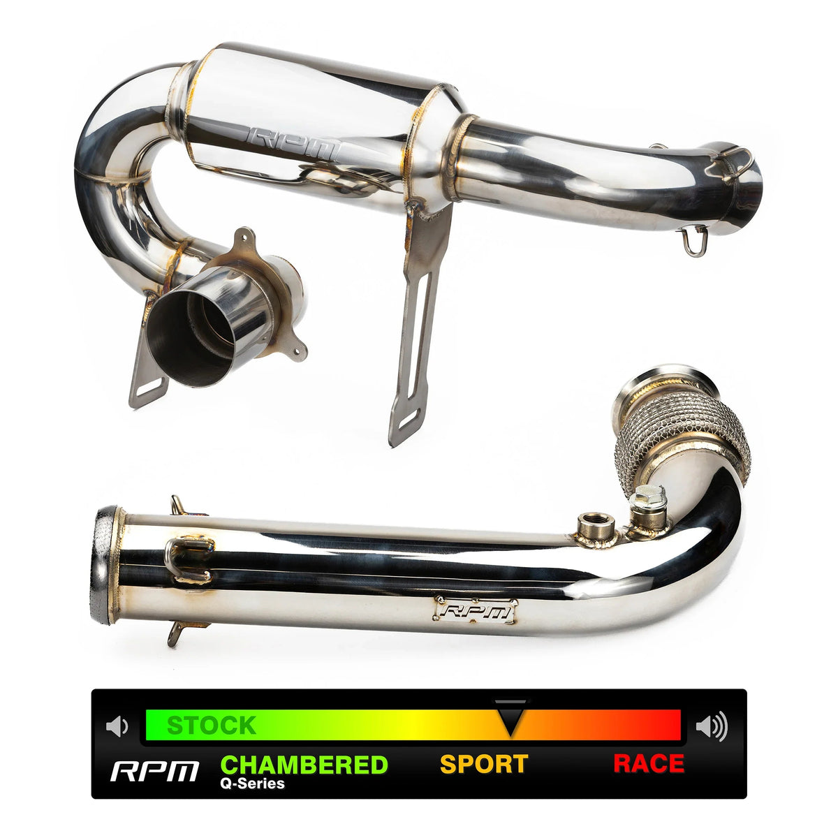 RPM X3 FULL 3" Exhaust Monster Core Muffler & Mid Pipe Can Am Maverick X3 Turbo, R, & RR 2017-2026 — view 15