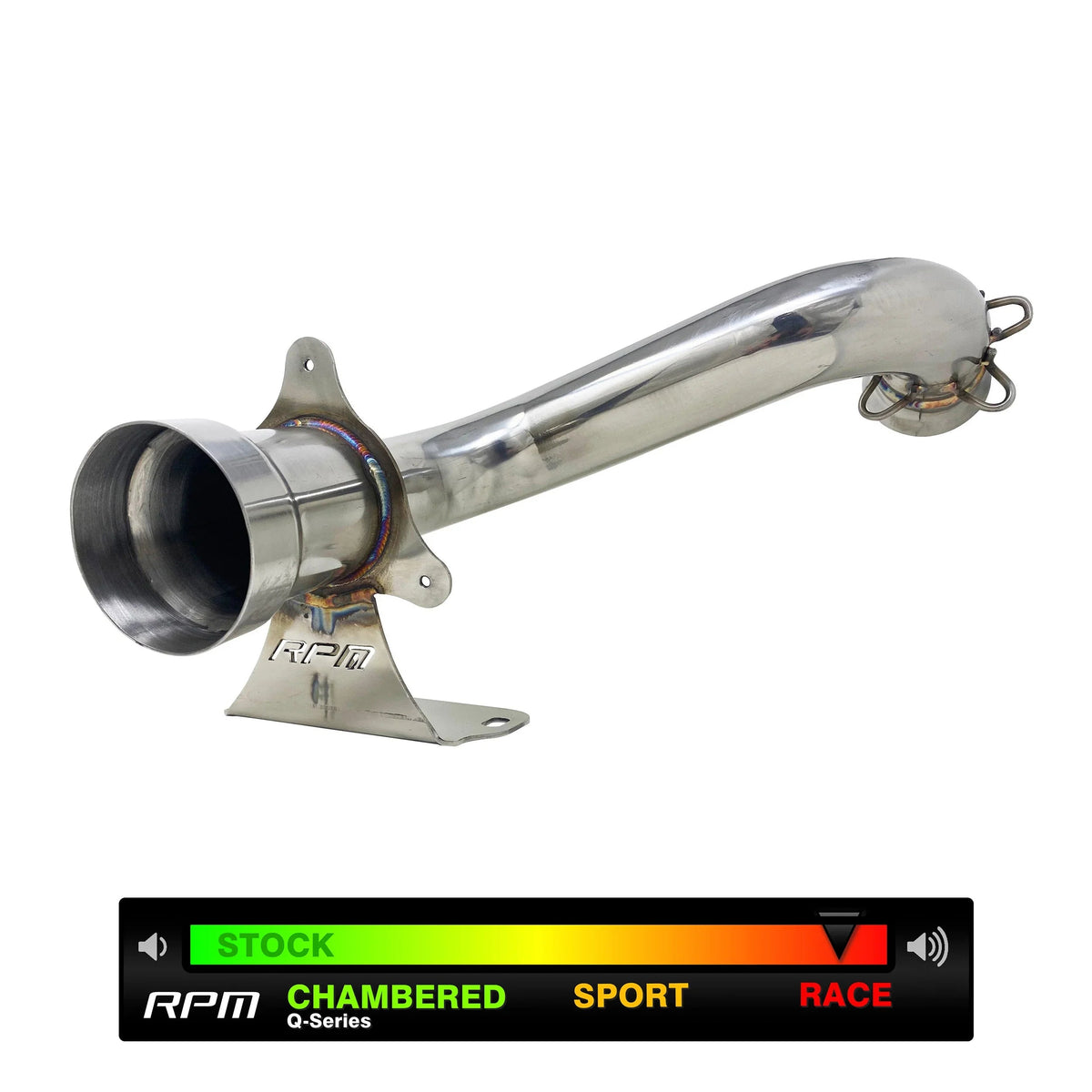 RPM Can-Am X3 Muffler Delete " Slip On " Exhaust Race Pipe — view 8