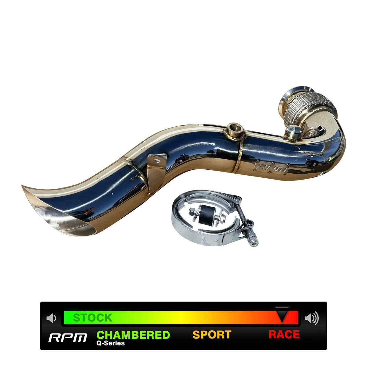 RPM Can-Am X3 Turbo Back 3" Full Race / Drag Pipe — view 14