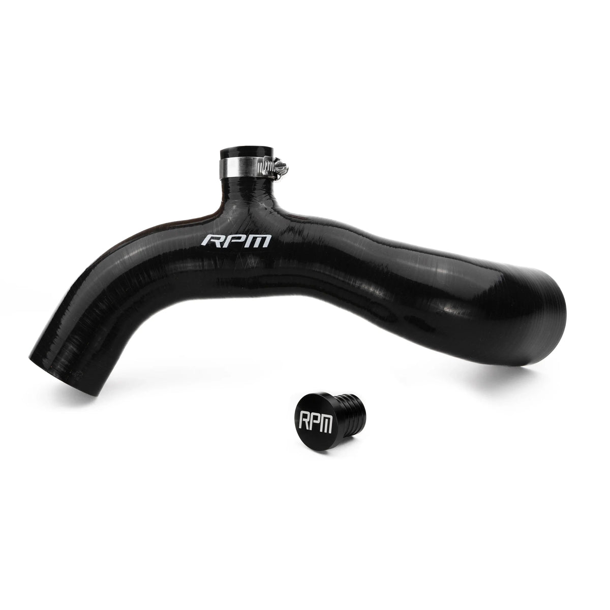 RPM Black Silicone Blow Off Valve Adapter Tube Can-Am Maverick X3 Turbo — view 2