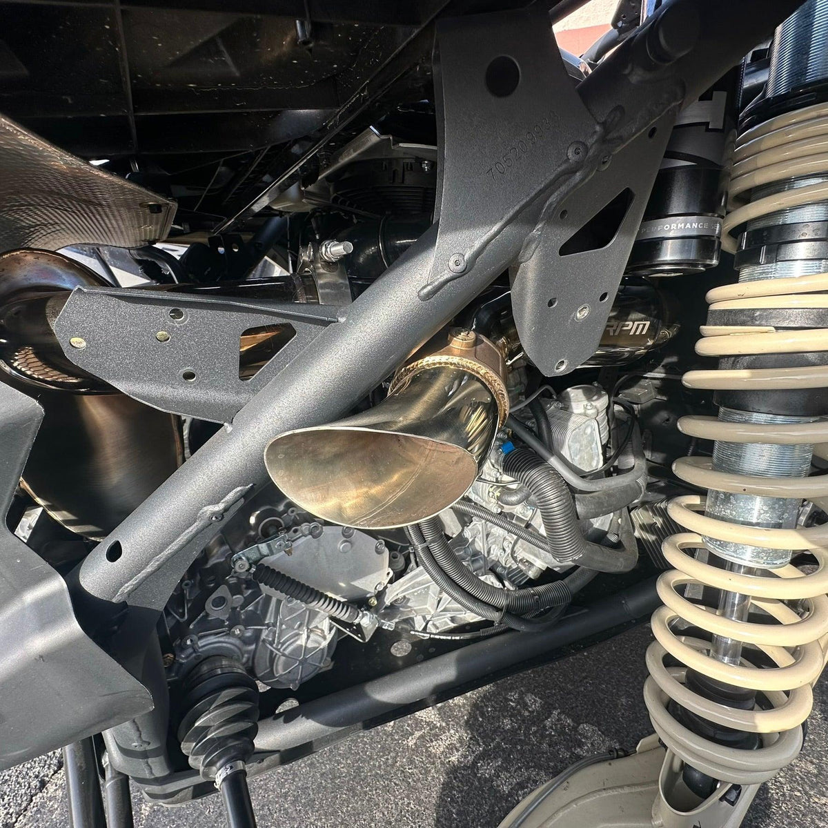 RPM Can-Am Maverick X3 FULL 3" Chambered Q-Series Turbo Back Exhaust System — view 13