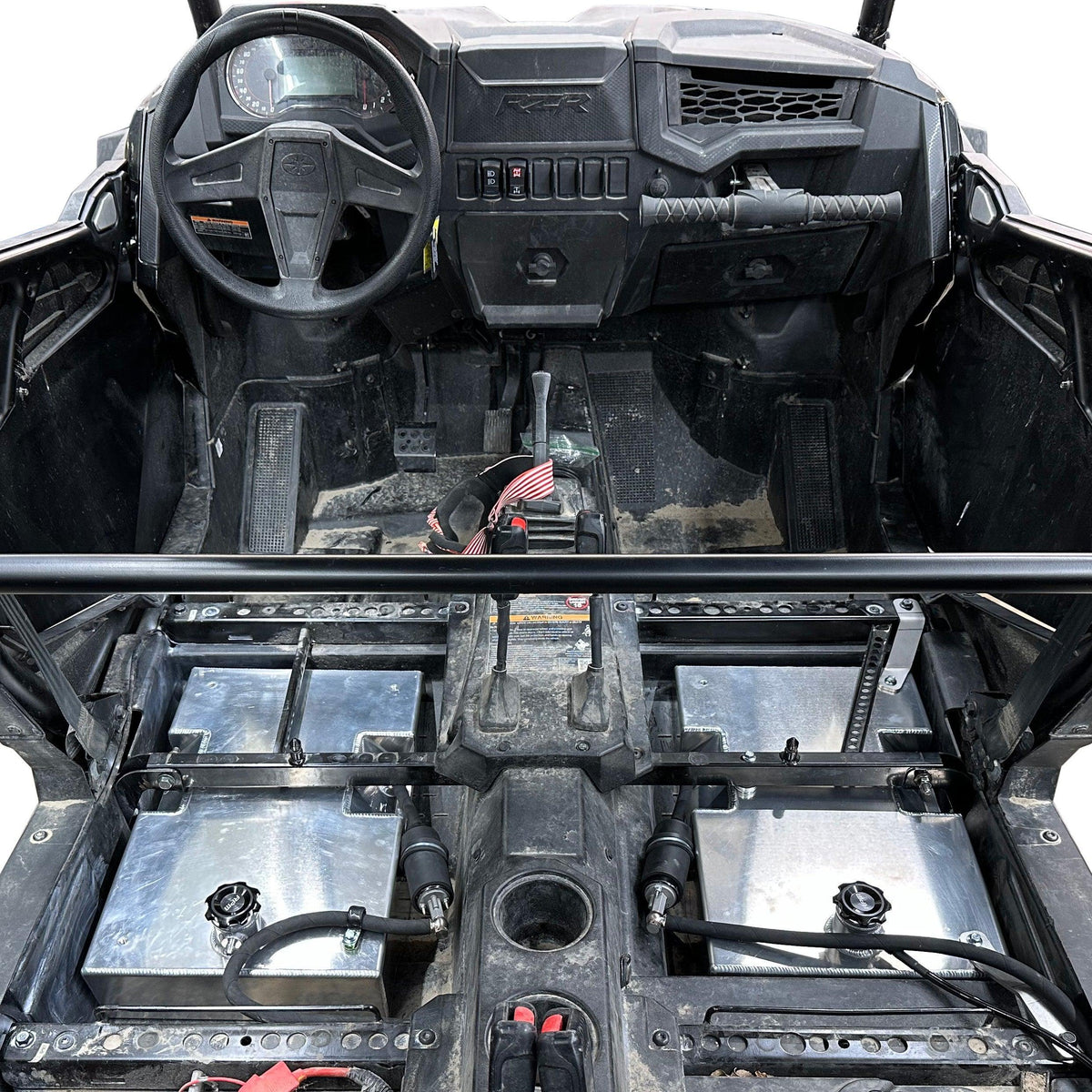 RPM RZR Auxiliary Fuel Tank - 4 Seat XPT / XP1000 / Turbo S 4.5G Auxiliary Fuel Gas Tank Kit — view 8