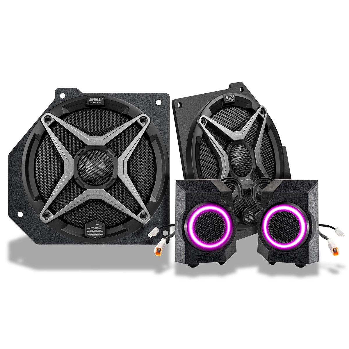 2024-2026 Polaris Xpedition Front 6.5" Speaker + 1" Tweeter Kit - product image 3