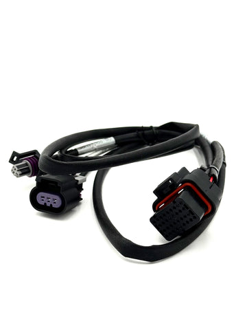 Acclivity Axiom Can-Am X3 expansion harness with sleeved wiring and sensor connectors
