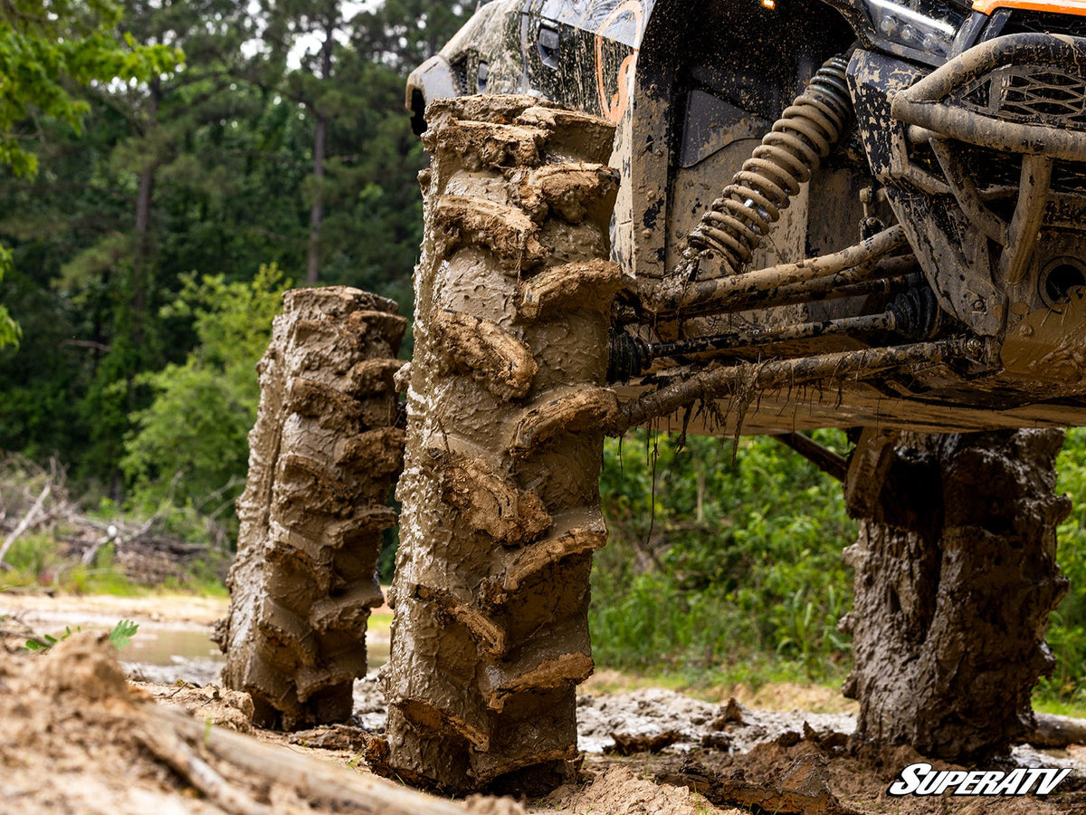 SuperATV Assassinator® UTV / ATV Mud Tires for RZR Pro R and RZR Pro R 4 and RZR Pro S and RZR Pro S 4 and RZR Pro XP and RZR Pro XP 4 and RZR RS1 and RZR S 1000 and RZR S 800 and RZR S 900 and RZR S4 1000 and RZR Trail 900 and RZR Trail S 900 and RZR Trail S 1000 and RZR Turbo R and RZR Turbo R 4 and RZR XP and RZR XP 4 and RZR XP 1000 and RZR XP 4 1000 and RZR XP 4 900 and RZR XP Turbo and RZR XP 4 Turbo and RZR XP Turbo S and RZR XP 4 Turbo S and RZR XP S and RZR XP 900 and RZR 4 800 and RZR 4 900 and RZ
