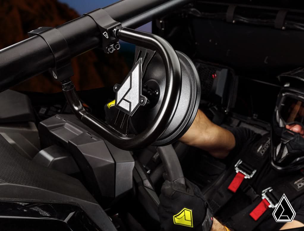 Assault Industries Insurgent round side mirrors, sold as a pair