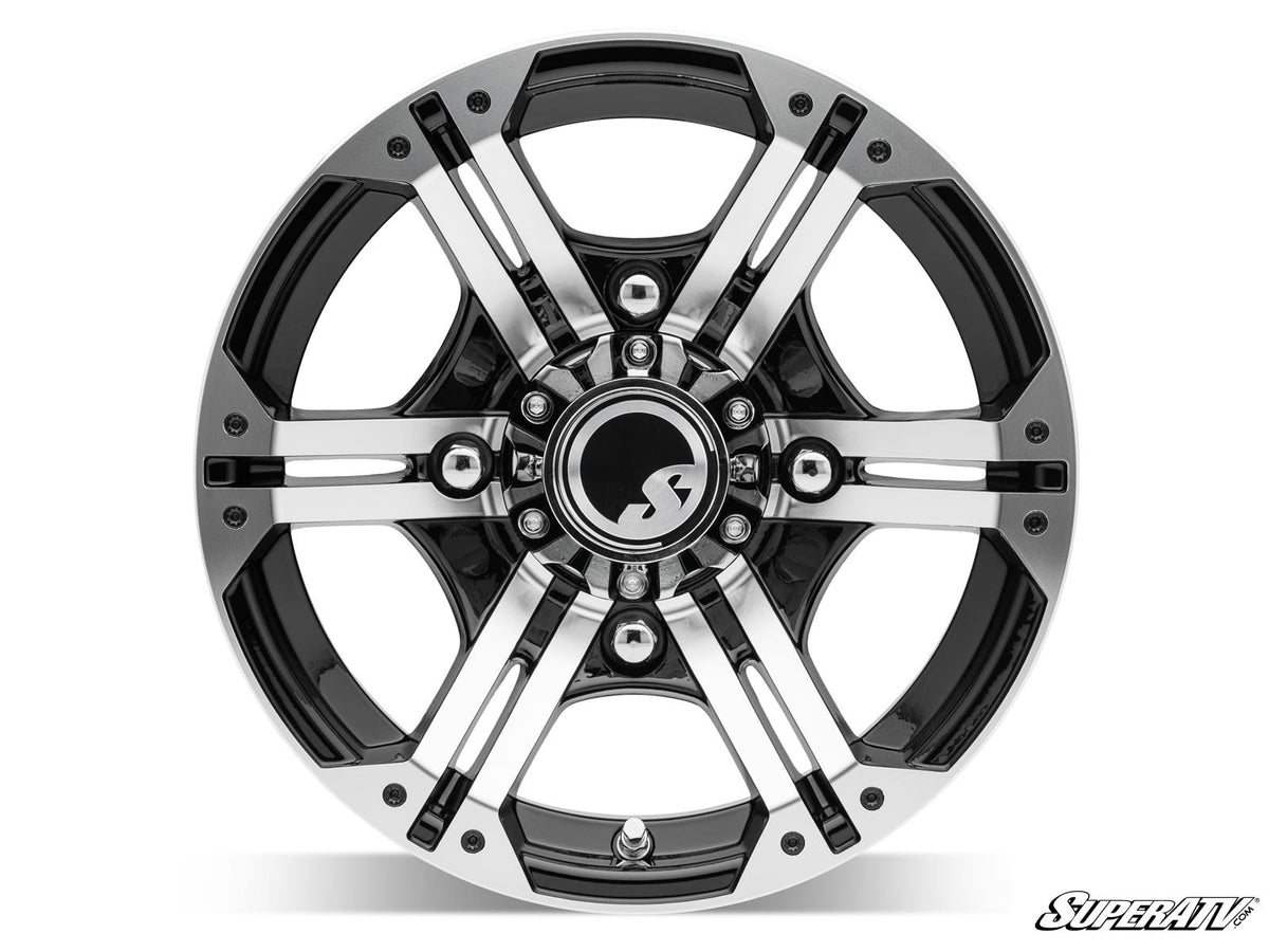 14" Bandit Wheels H-Series - Machined for RZR RS1 and RZR S 1000 and RZR S 800 and RZR S 900 and RZR S4 1000 and RZR XP 1000 and RZR XP 4 1000 and RZR XP 4 900 and RZR XP Turbo and RZR XP 4 Turbo and RZR XP Turbo S and RZR XP 4 Turbo S and RZR XP 900 and RZR 4 800 and RZR 4 900 and RZR 570 and RZR 800 and RZR 900