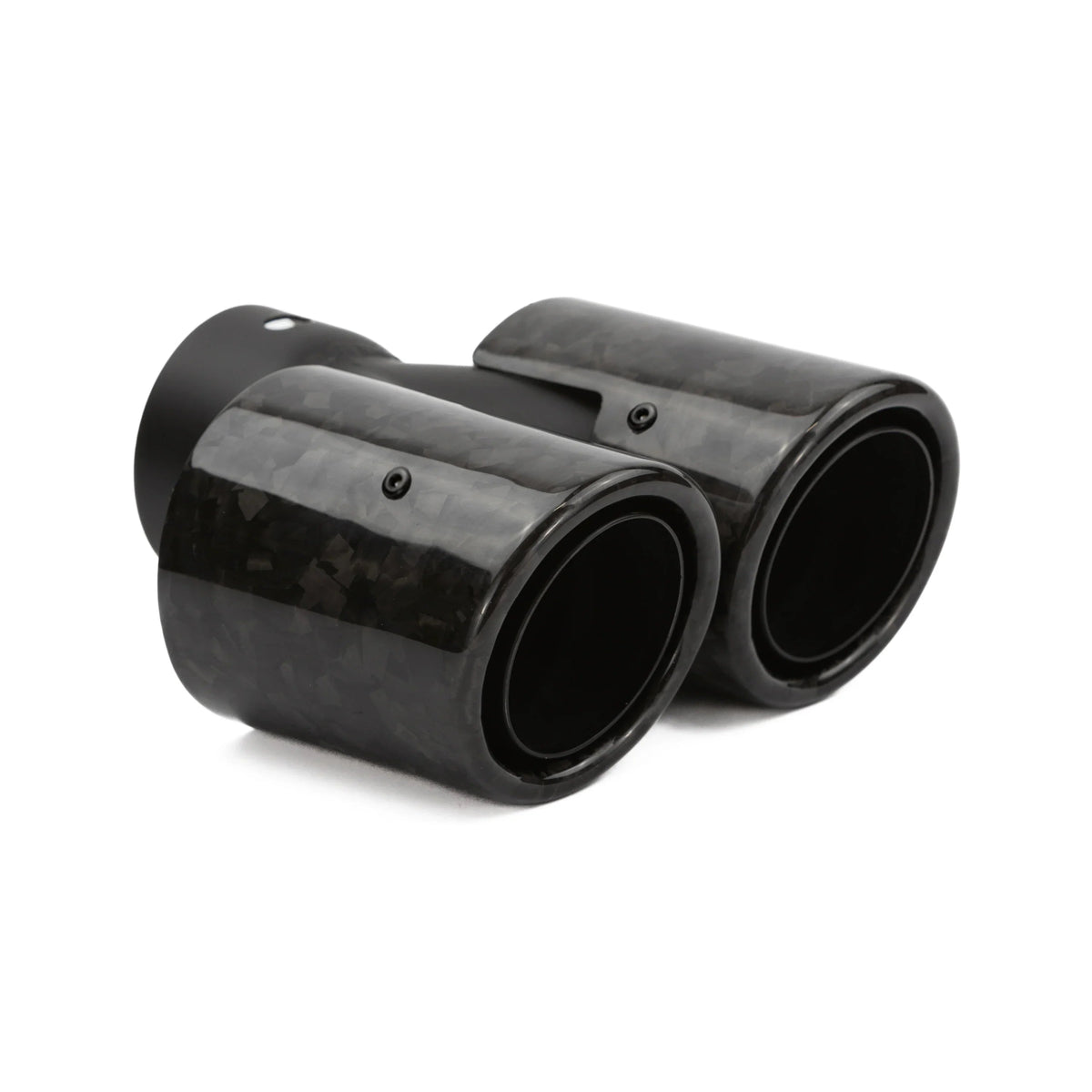 RPM Pro R carbon-covered exhaust tip, Black / Gloss Forged Carbon