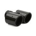 RPM Pro R carbon-covered exhaust tip, Black / Gloss Carbon