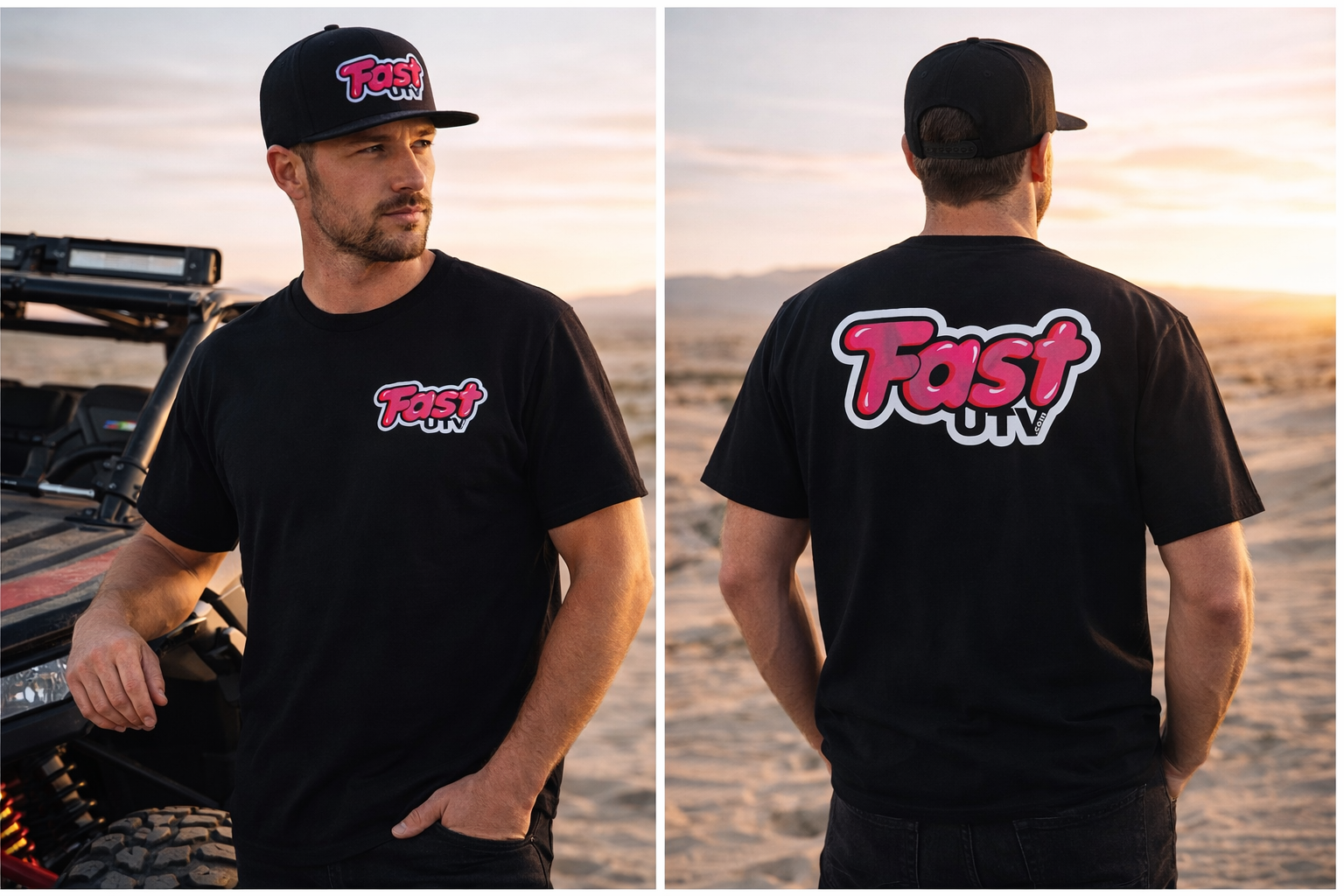 Black Short-Sleeve UTV T-Shirt