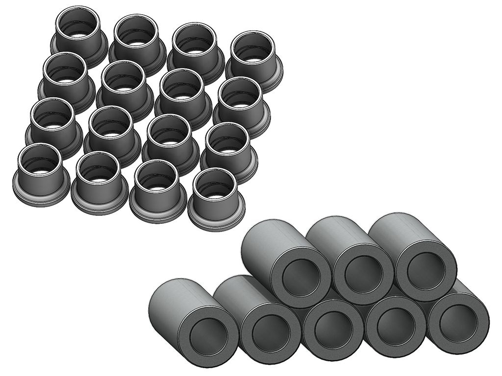 Maverick X3 Front A Arm Bushing Pins and Bushings, Full Set - product image 3