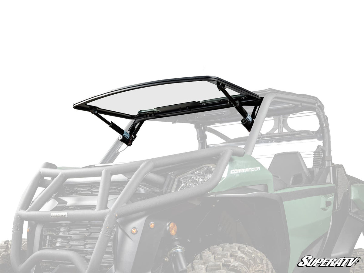 Can-Am Commander MaxDrive Power Flip Glass Windshield for Commander