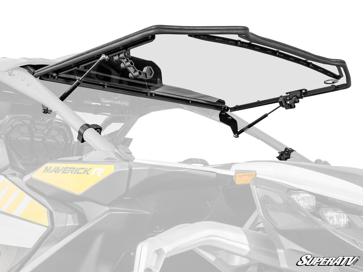 Can-Am Maverick R Scratch-Resistant Flip Windshield for Maverick R