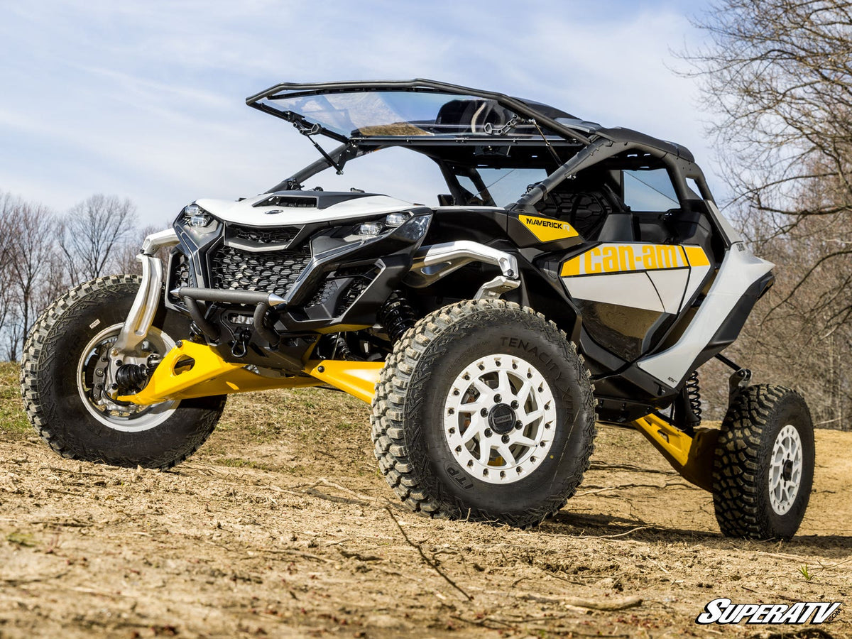 Can-Am Maverick R Scratch-Resistant Flip Windshield for Maverick R