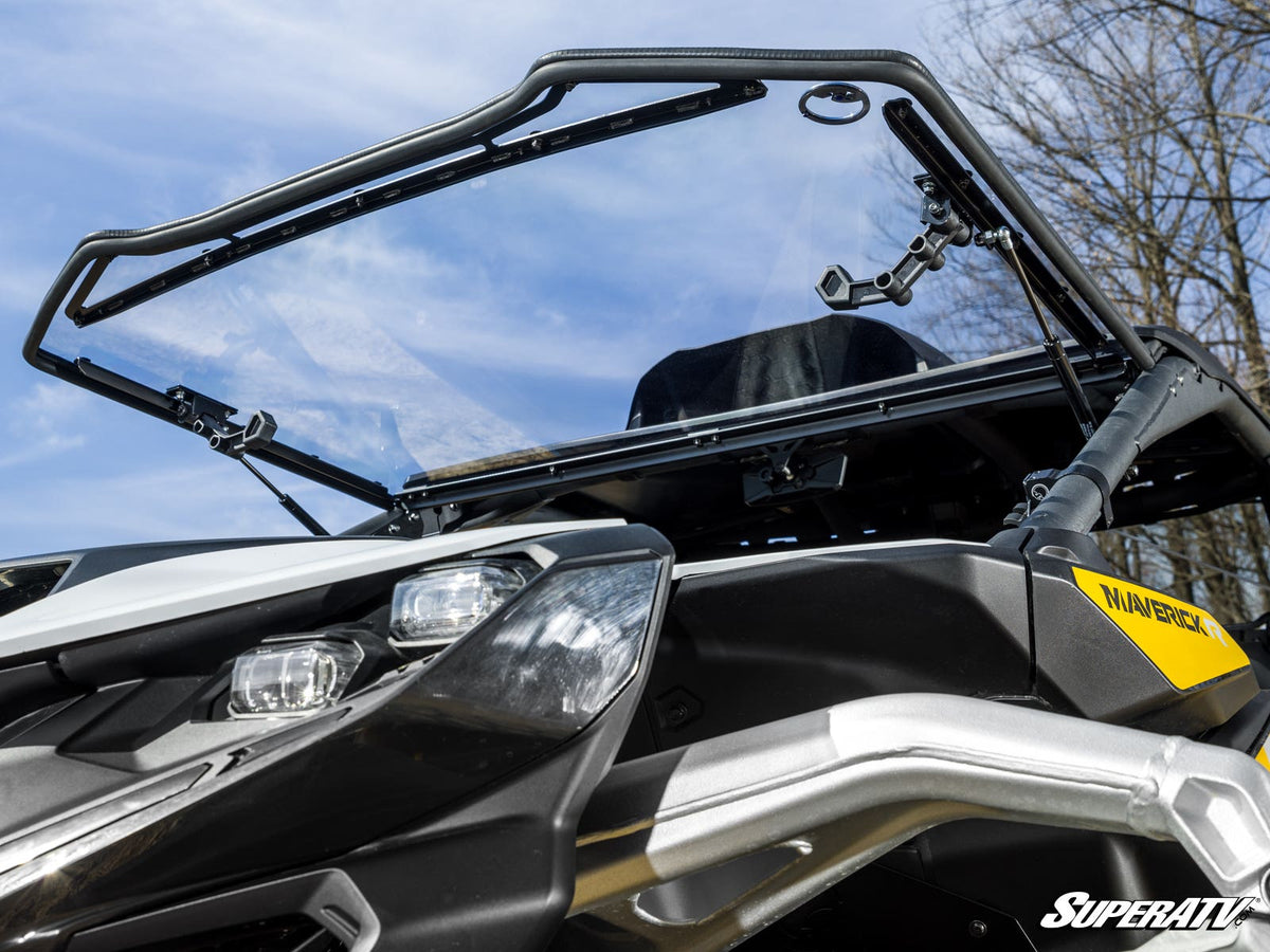 Can-Am Maverick R Scratch-Resistant Flip Windshield for Maverick R