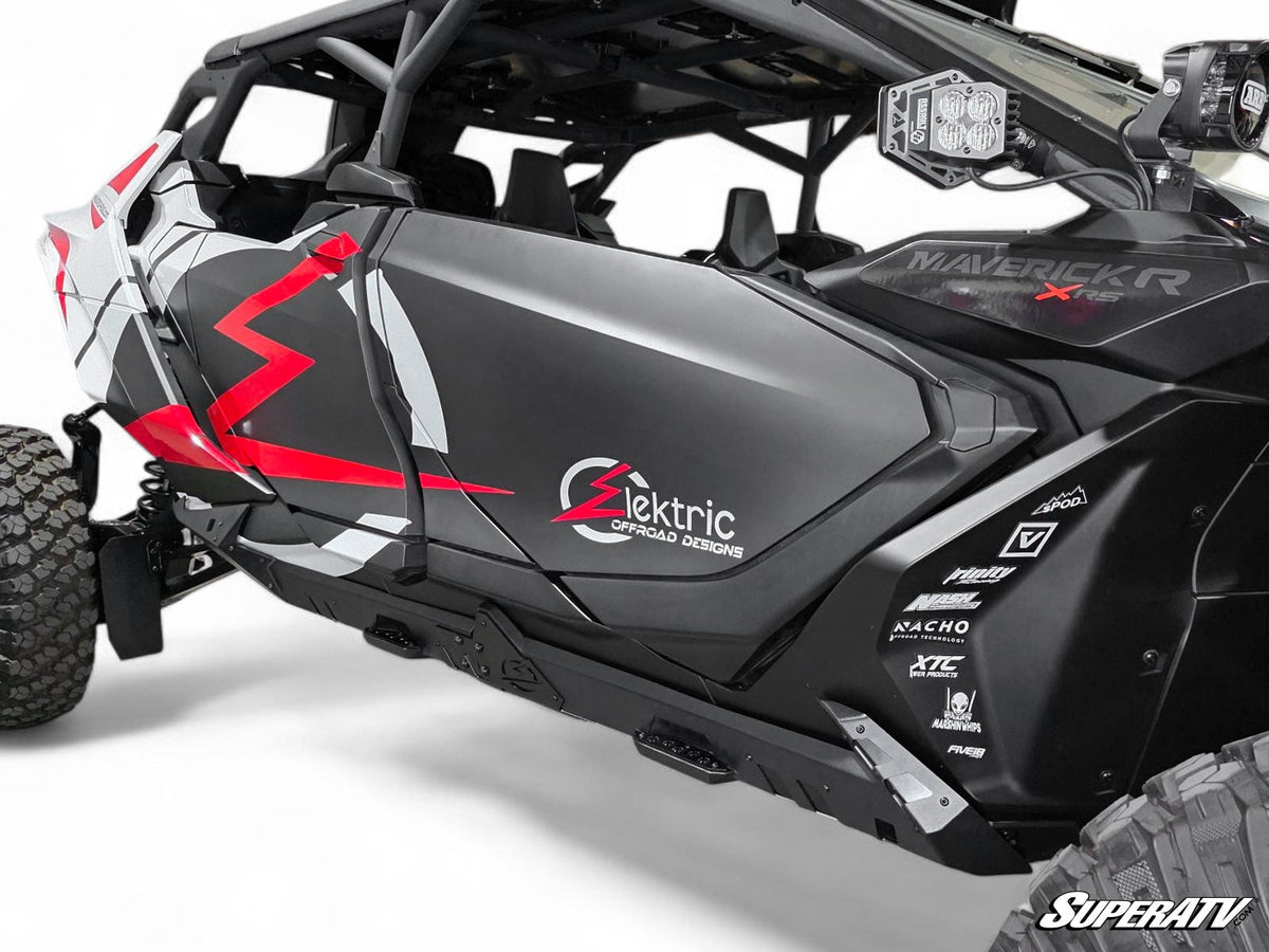 Elektric Offroad Can-Am Maverick R MAX Volt Rock Sliders for Maverick R