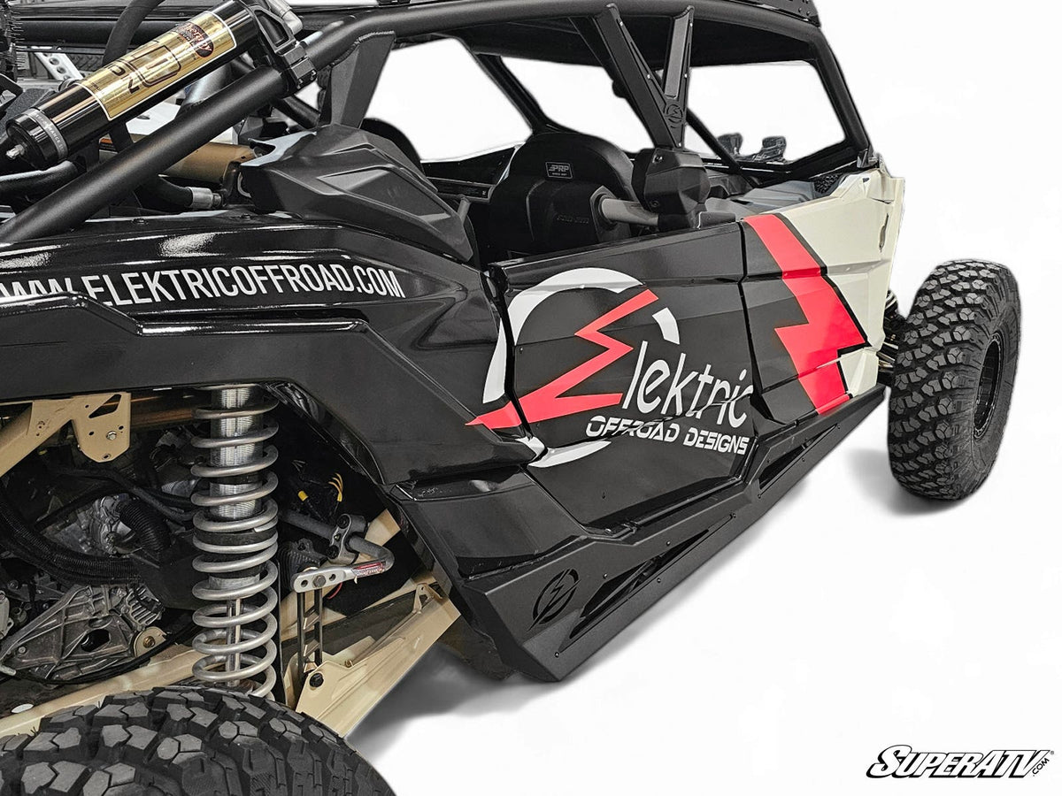 Elektric Offroad Can-Am Maverick X3 MAX Volt Rock Sliders for Maverick X3
