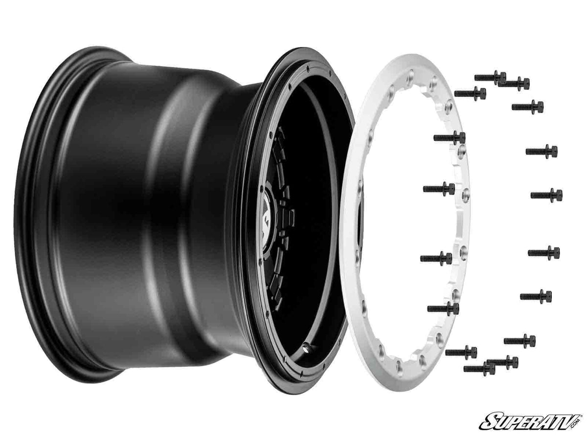 Standard XT Warrior Tires 32x10x14 on 14x10 Healy Lock Series Beadlock Wheels 4/137 Pattern for Maverick X3 and Commander