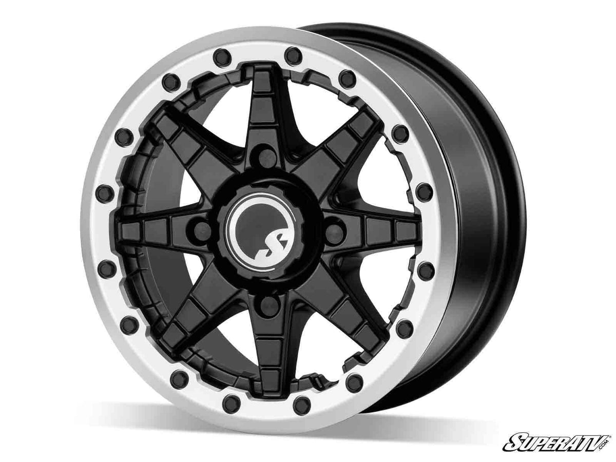 Intimidator Tires 28x10x14 on 14" Healy Lock Series Wheels 4/156 Pattern for RZR S 1000 and RZR S 800 and RZR S 900 and RZR S4 1000 and RZR XP 1000 and RZR XP 4 1000 and RZR XP 4 900 and RZR XP Turbo and RZR XP 4 Turbo and RZR XP Turbo S and RZR XP 4 Turbo S and RZR XP 900 and RZR 4 800 and RZR 4 900 and RZR 570 and RZR 800 and RZR 900