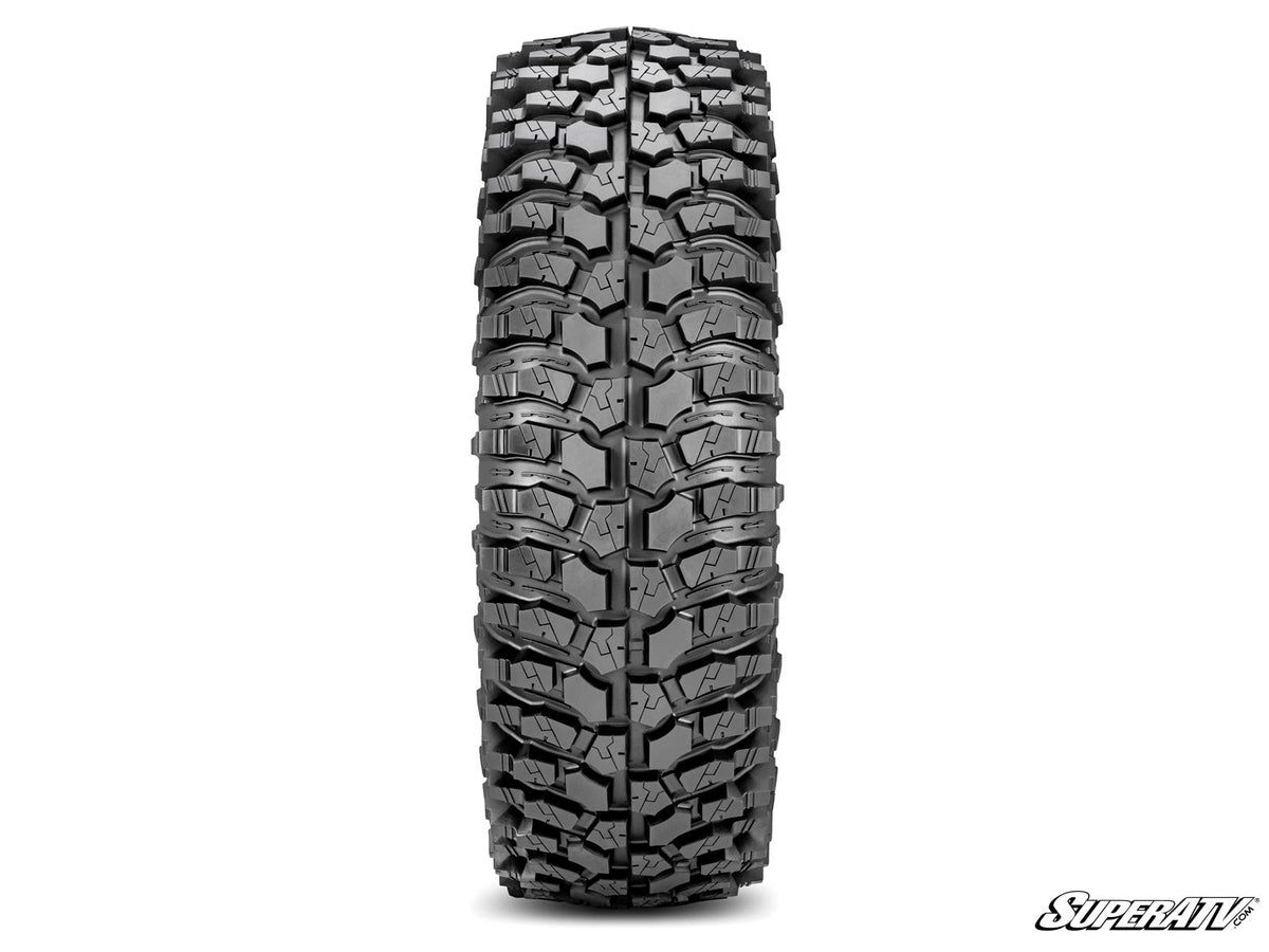 SuperATV Cliffhanger UTV/ATV Rock Tires for RZR Pro R and RZR Pro R 4 and RZR Pro S and RZR Pro S 4 and RZR Pro XP and RZR Pro XP 4 and RZR RS1 and RZR S 1000 and RZR S 800 and RZR S 900 and RZR S4 1000 and RZR Trail 900 and RZR Trail S 900 and RZR Trail S 1000 and RZR Turbo R and RZR Turbo R 4 and RZR XP and RZR XP 4 and RZR XP 1000 and RZR XP 4 1000 and RZR XP 4 900 and RZR XP Turbo and RZR XP 4 Turbo and RZR XP Turbo S and RZR XP 4 Turbo S and RZR XP S and RZR XP 900 and RZR 4 800 and RZR 4 900 and RZR 5