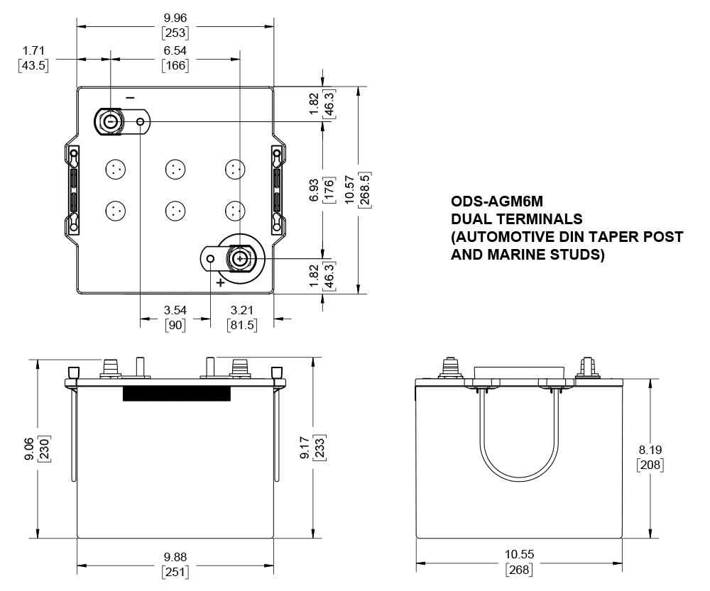 ODS-AGM6M | Odyssey battery and electrical product - image 2