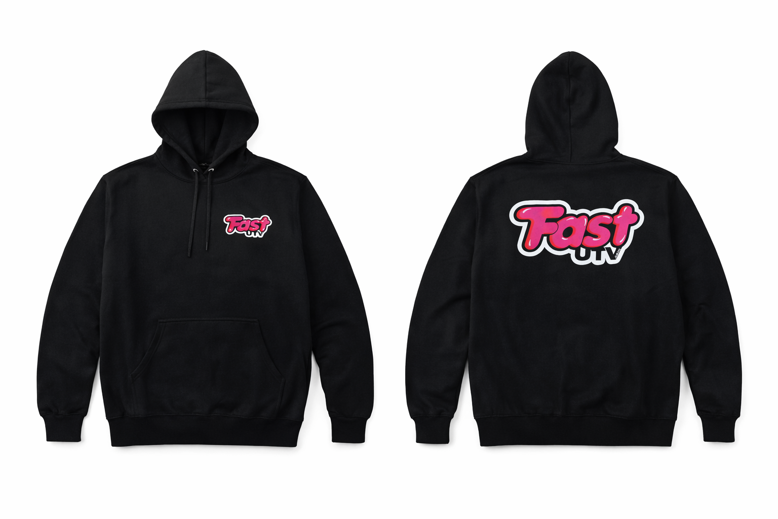 Classic Black Fast UTV Hoodie