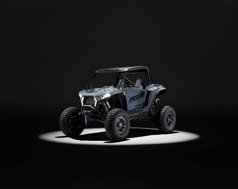 2026 Polaris RZR XP S, complete two-seat vehicle under studio lighting