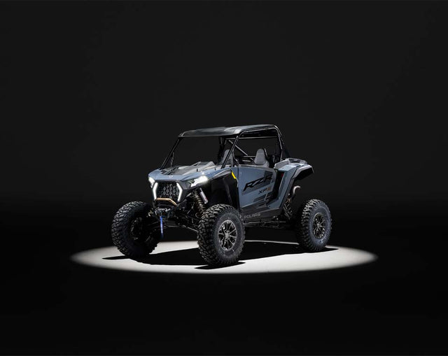 2026 Polaris RZR XP S, complete two-seat vehicle under studio lighting