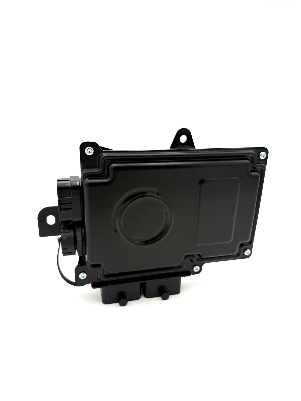 Acclivity Axiom Can-Am X3 stand-alone ECU front view and mounting tabs
